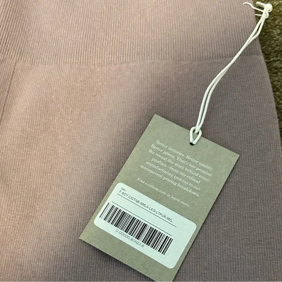 EVERLANE The Seamless Leggings Dusty Lavender NWT - Picture 6 of 7